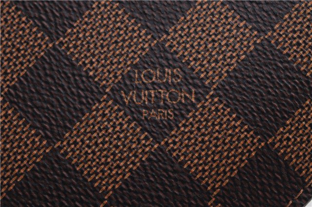 Authentic Louis Vuitton Damier Neverfull Pouch Purse Clutch Bag LV 5456E