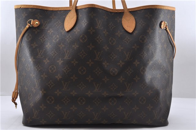 Authentic Louis Vuitton Monogram Neverfull GM Tote Bag M40157 LV 5488D