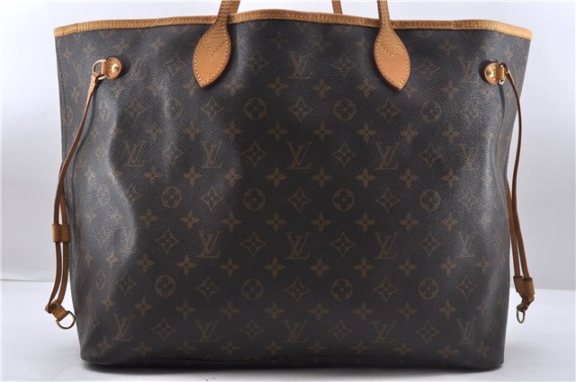 Authentic Louis Vuitton Monogram Neverfull GM Tote Bag M40157 LV 5488D