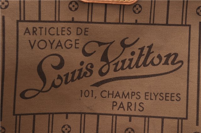 Authentic Louis Vuitton Monogram Neverfull GM Tote Bag M40157 LV 5488D