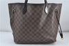 Authentic Louis Vuitton Damier Neverfull MM Tote Bag N51105 LV 5490D