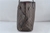 Authentic Louis Vuitton Damier Neverfull MM Tote Bag N51105 LV 5490D