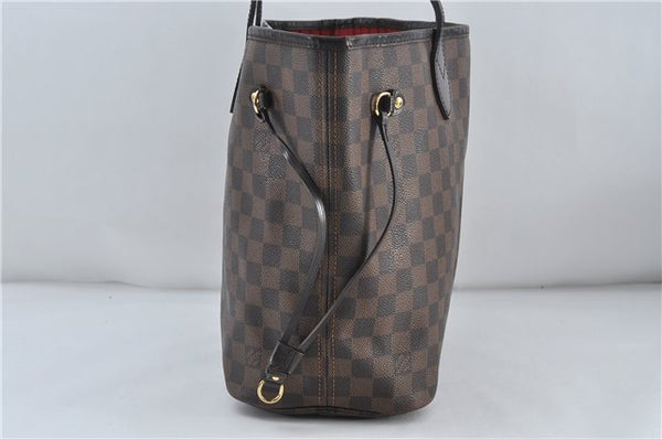 Authentic Louis Vuitton Damier Neverfull MM Tote Bag N51105 LV 5490D