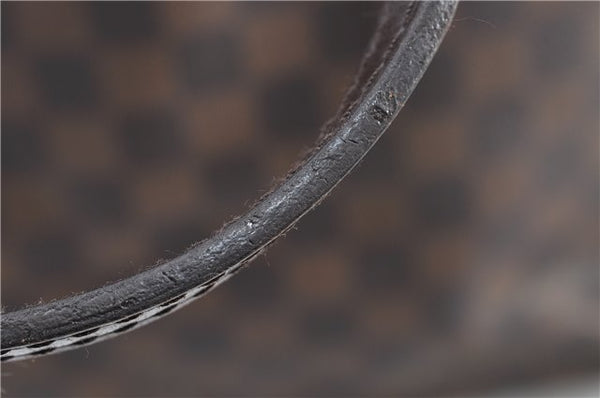 Authentic Louis Vuitton Damier Neverfull MM Tote Bag N51105 LV 5490D