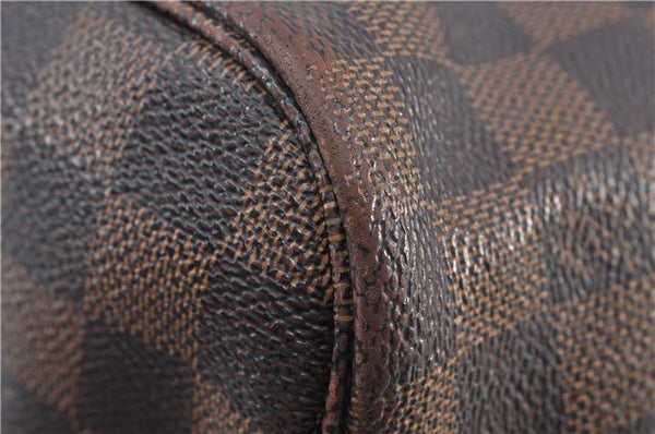Authentic Louis Vuitton Damier Neverfull MM Tote Bag N51105 LV 5490D