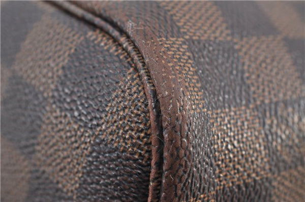 Authentic Louis Vuitton Damier Neverfull MM Tote Bag N51105 LV 5490D
