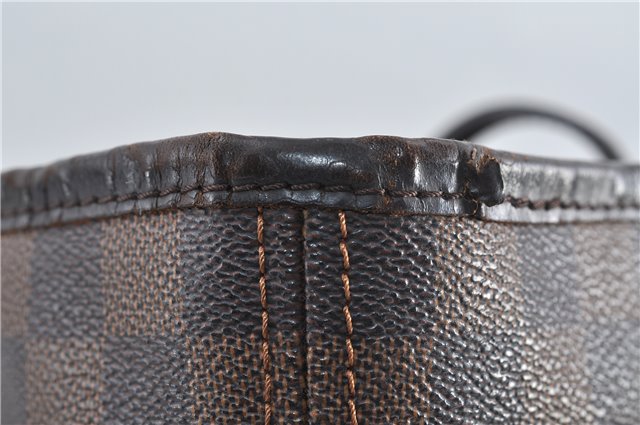 Authentic Louis Vuitton Damier Neverfull MM Tote Bag N51105 LV 5490D