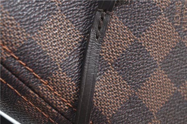 Authentic Louis Vuitton Damier Neverfull MM Tote Bag N51105 LV 5490D