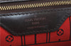 Authentic Louis Vuitton Damier Neverfull MM Tote Bag N51105 LV 5490D