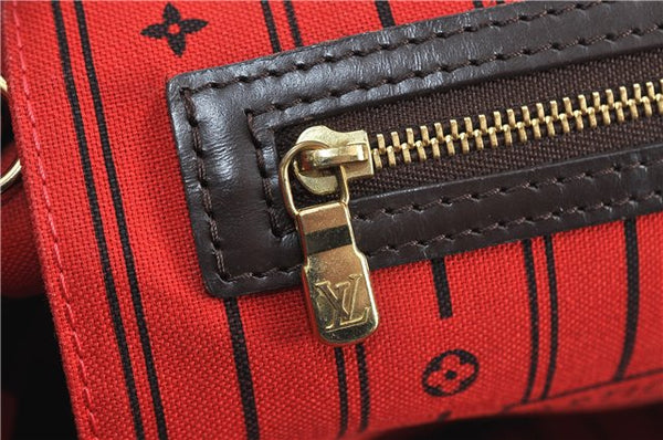 Authentic Louis Vuitton Damier Neverfull MM Tote Bag N51105 LV 5490D
