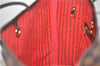 Authentic Louis Vuitton Damier Neverfull MM Tote Bag N51105 LV 5490D