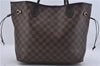 Authentic Louis Vuitton Damier Neverfull MM Tote Bag N51105 LV 5530D