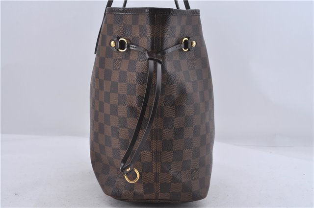 Authentic Louis Vuitton Damier Neverfull MM Tote Bag N51105 LV 5530D