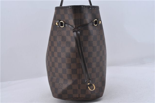 Authentic Louis Vuitton Damier Neverfull MM Tote Bag N51105 LV 5530D