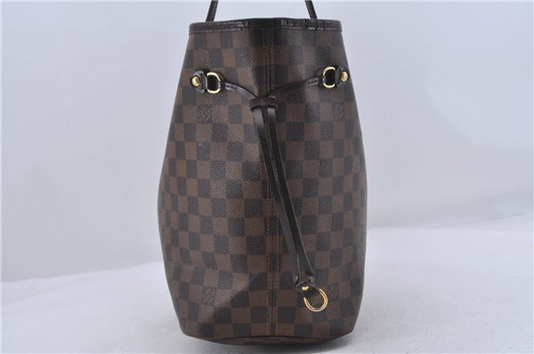 Authentic Louis Vuitton Damier Neverfull MM Tote Bag N51105 LV 5530D