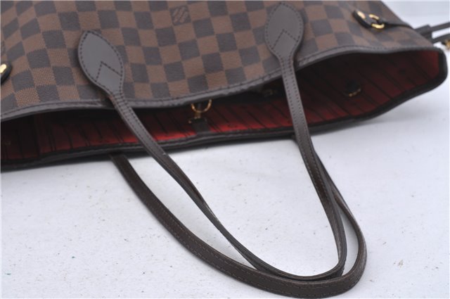 Authentic Louis Vuitton Damier Neverfull MM Tote Bag N51105 LV 5530D