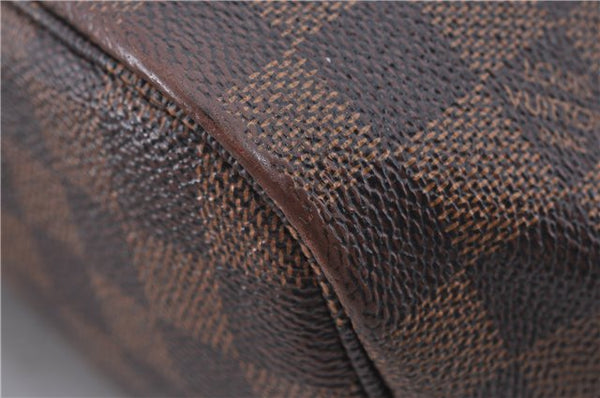 Authentic Louis Vuitton Damier Neverfull MM Tote Bag N51105 LV 5530D