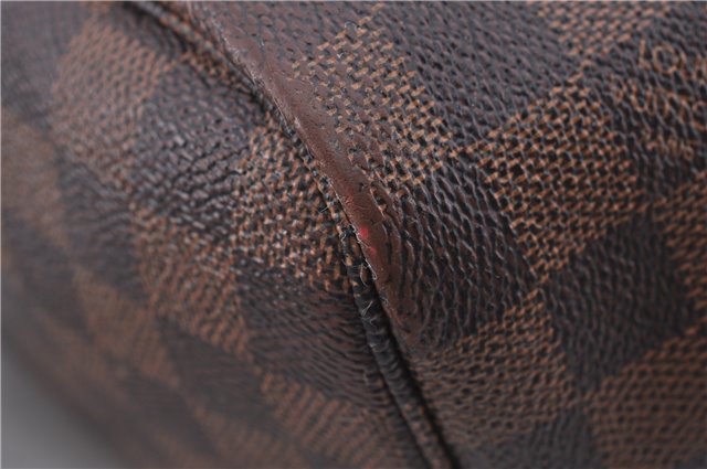 Authentic Louis Vuitton Damier Neverfull MM Tote Bag N51105 LV 5530D