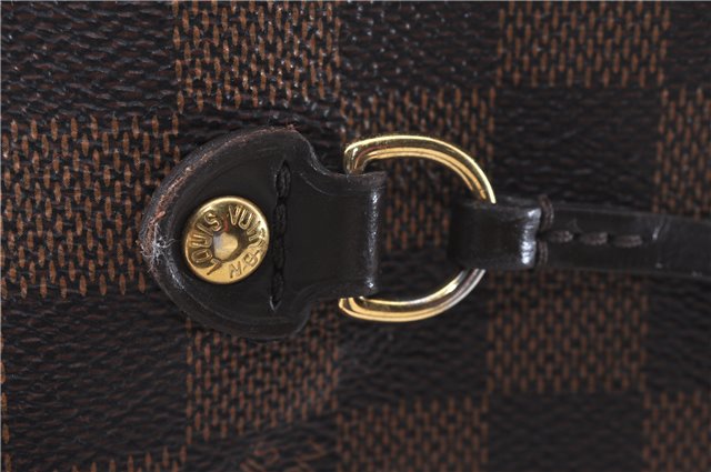 Authentic Louis Vuitton Damier Neverfull MM Tote Bag N51105 LV 5530D