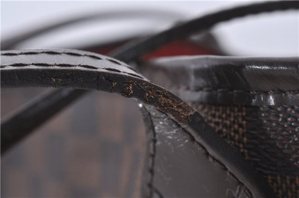 Authentic Louis Vuitton Damier Neverfull MM Tote Bag N51105 LV 5530D