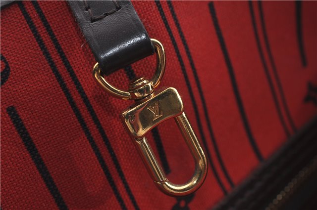 Authentic Louis Vuitton Damier Neverfull MM Tote Bag N51105 LV 5530D