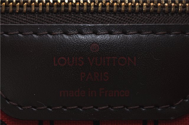 Authentic Louis Vuitton Damier Neverfull MM Tote Bag N51105 LV 5530D