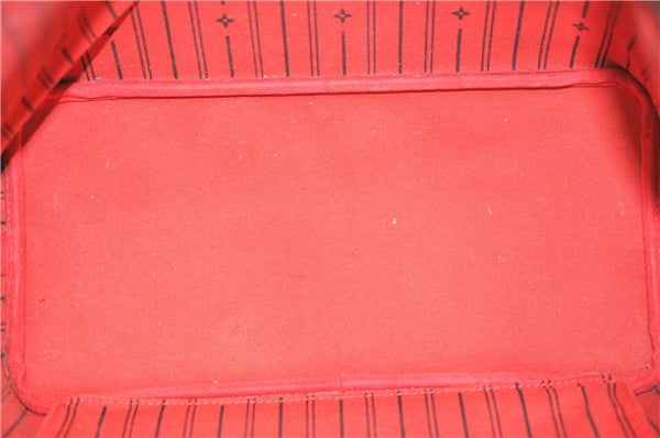 Authentic Louis Vuitton Damier Neverfull MM Tote Bag N51105 LV 5530D