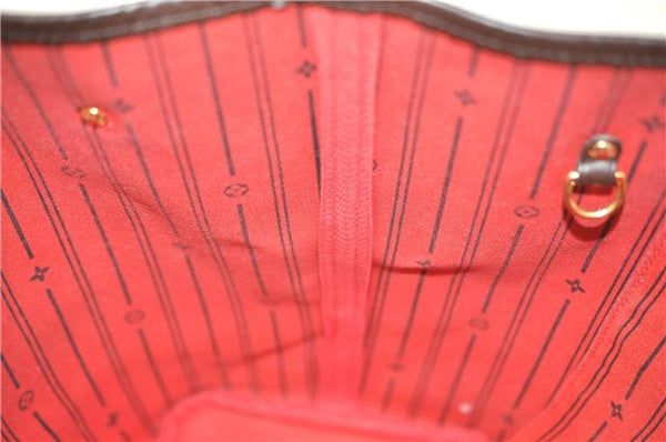 Authentic Louis Vuitton Damier Neverfull MM Tote Bag N51105 LV 5530D