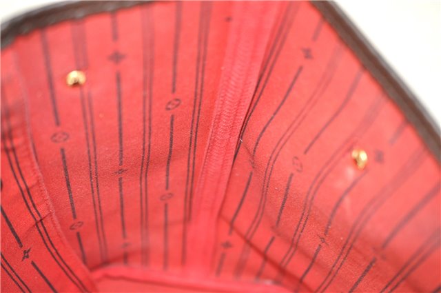 Authentic Louis Vuitton Damier Neverfull MM Tote Bag N51105 LV 5530D