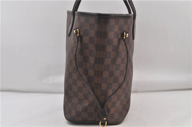 Authentic Louis Vuitton Damier Neverfull MM Tote Bag N51105 LV 5539D