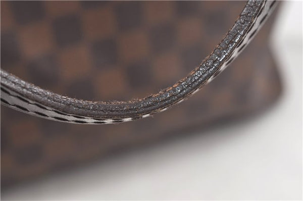 Authentic Louis Vuitton Damier Neverfull MM Tote Bag N51105 LV 5539D