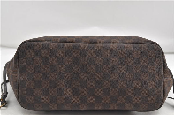 Authentic Louis Vuitton Damier Neverfull MM Tote Bag N51105 LV 5539D