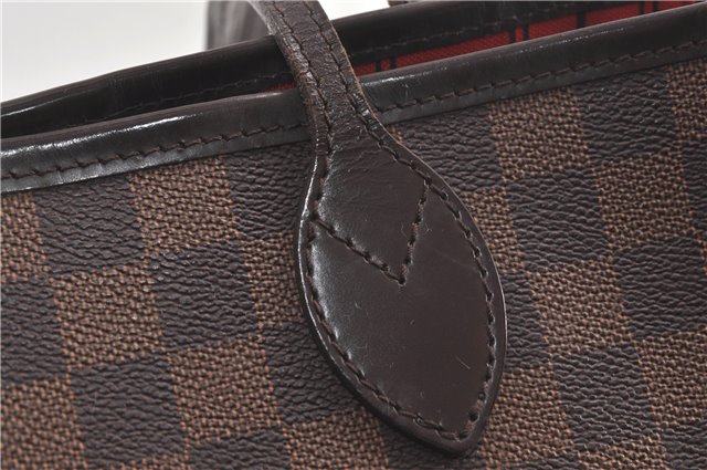 Authentic Louis Vuitton Damier Neverfull MM Tote Bag N51105 LV 5539D