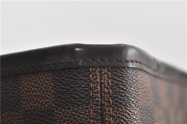 Authentic Louis Vuitton Damier Neverfull MM Tote Bag N51105 LV 5539D