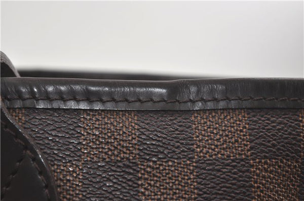 Authentic Louis Vuitton Damier Neverfull MM Tote Bag N51105 LV 5539D