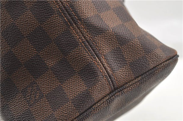 Authentic Louis Vuitton Damier Neverfull MM Tote Bag N51105 LV 5539D