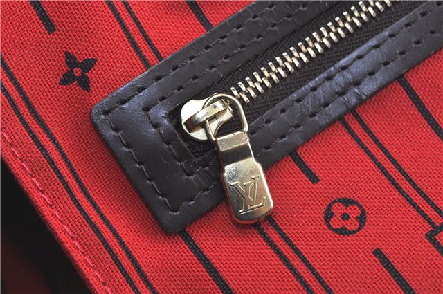 Authentic Louis Vuitton Damier Neverfull MM Tote Bag N51105 LV 5539D