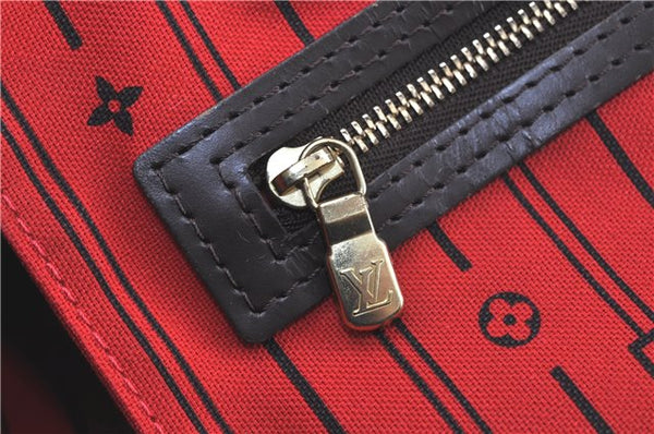 Authentic Louis Vuitton Damier Neverfull MM Tote Bag N51105 LV 5539D