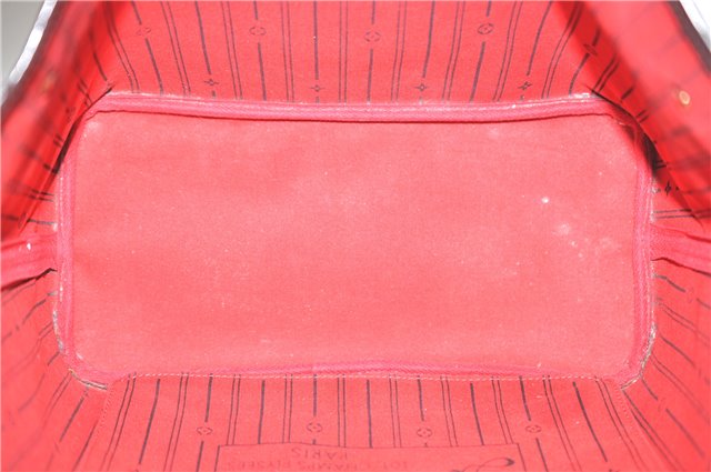 Authentic Louis Vuitton Damier Neverfull MM Tote Bag N51105 LV 5539D