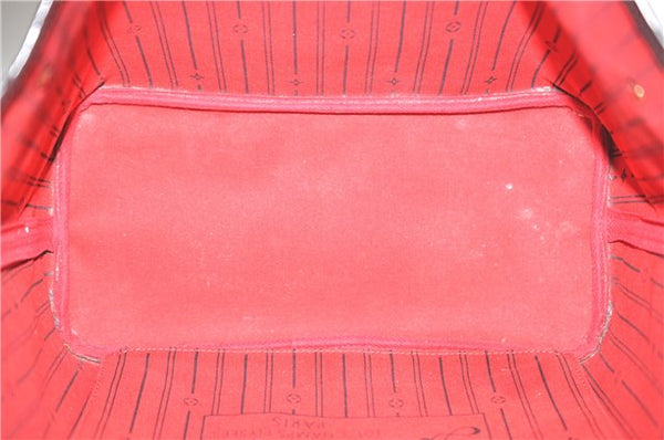 Authentic Louis Vuitton Damier Neverfull MM Tote Bag N51105 LV 5539D