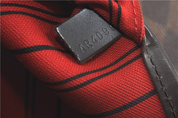 Authentic Louis Vuitton Damier Neverfull MM Tote Bag N51105 LV 5539D