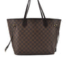 Authentic Louis Vuitton Damier Neverfull MM Shoulder Tote Bag N51105 LV 5552I
