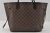 Authentic Louis Vuitton Damier Neverfull MM Shoulder Tote Bag N51105 LV 5552I