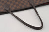 Authentic Louis Vuitton Damier Neverfull MM Shoulder Tote Bag N51105 LV 5552I