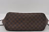 Authentic Louis Vuitton Damier Neverfull MM Shoulder Tote Bag N51105 LV 5552I