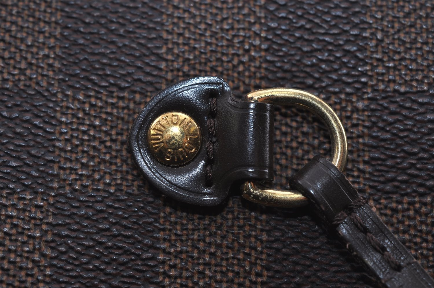 Authentic Louis Vuitton Damier Neverfull MM Shoulder Tote Bag N51105 LV 5552I