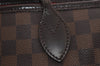 Authentic Louis Vuitton Damier Neverfull MM Shoulder Tote Bag N51105 LV 5552I