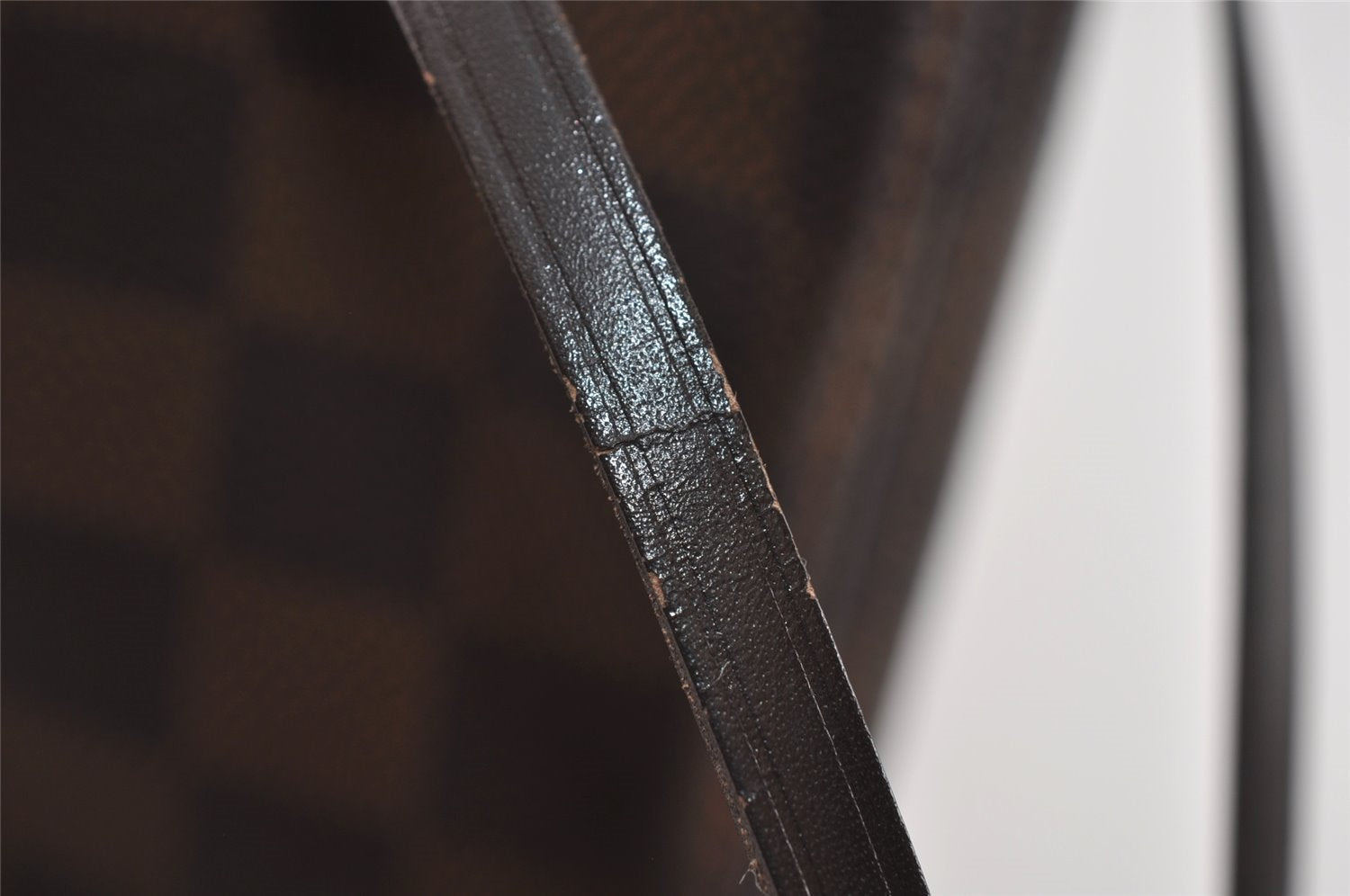 Authentic Louis Vuitton Damier Neverfull MM Shoulder Tote Bag N51105 LV 5552I