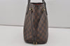 Authentic Louis Vuitton Damier Neverfull PM Shoulder Tote Bag N51109 LV 5714I