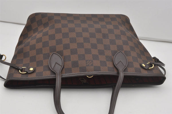 Authentic Louis Vuitton Damier Neverfull PM Shoulder Tote Bag N51109 LV 5714I